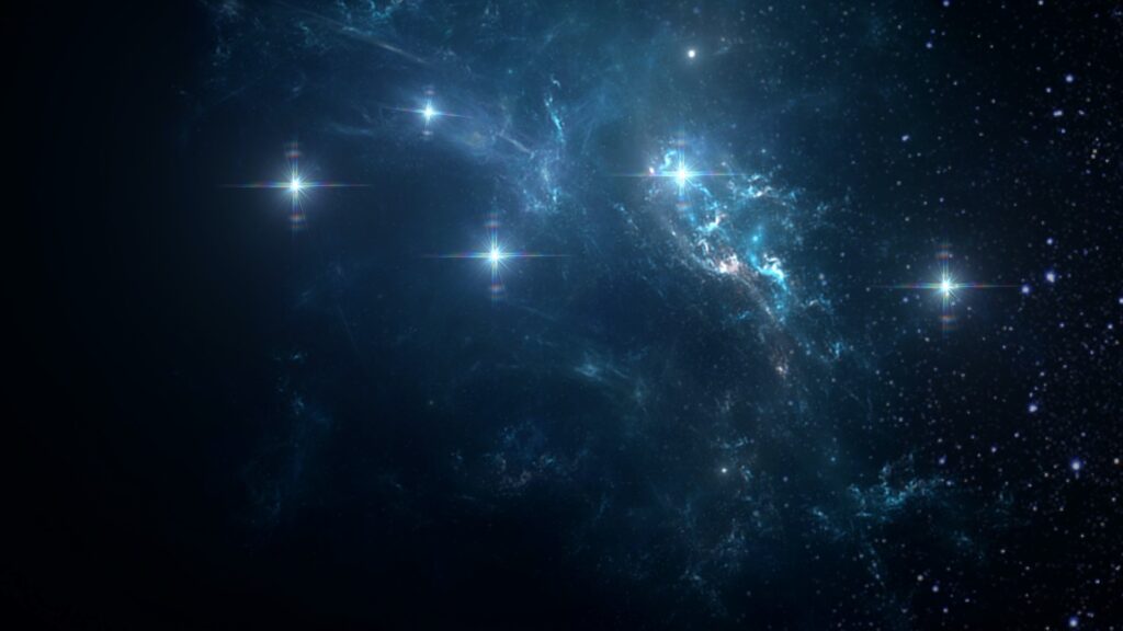 Blue stars and magic